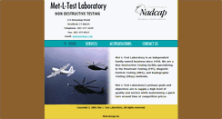 Desktop Screenshot of metltestlaboratory.com